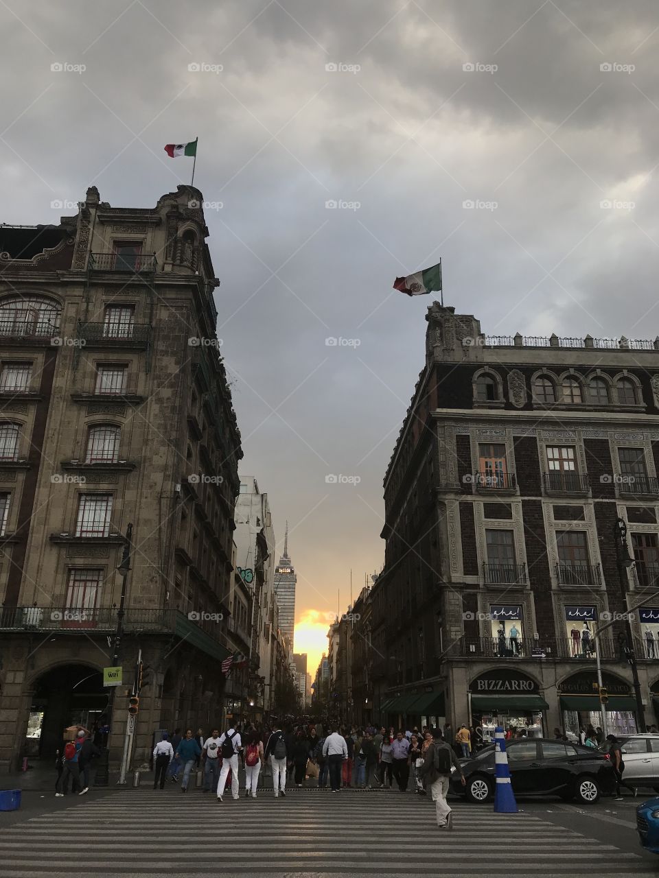 Sky on fire - Mexico City 18:11