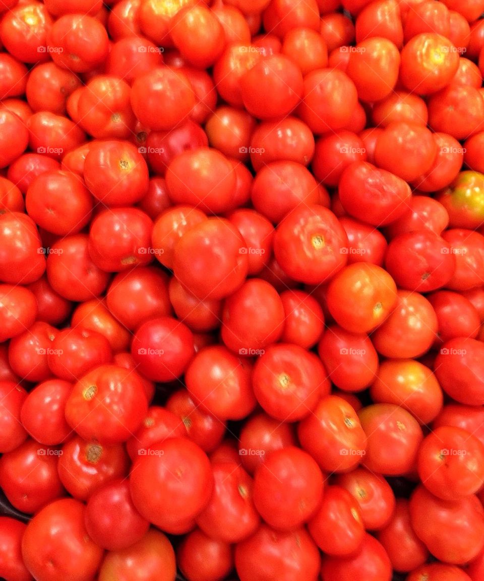 Fresh Organic Juicy Red Tomatos