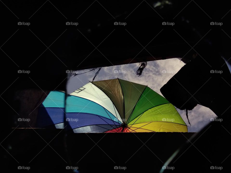 colorful umbrella