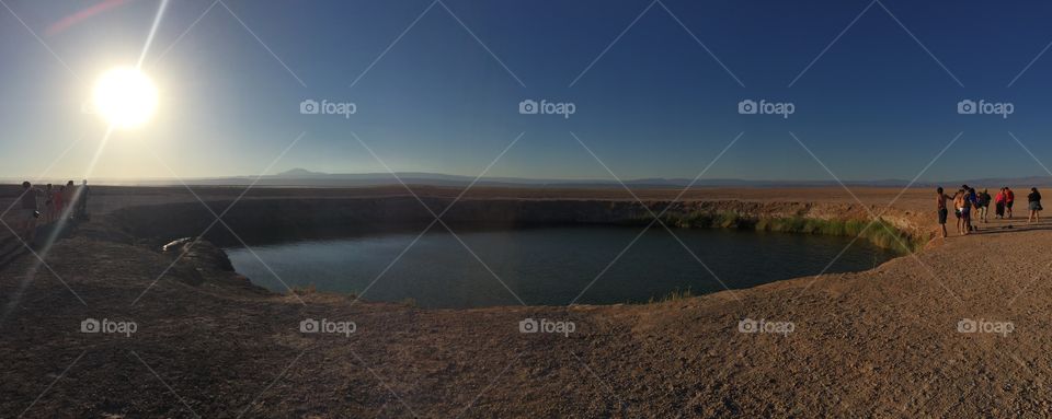 lake in the desert