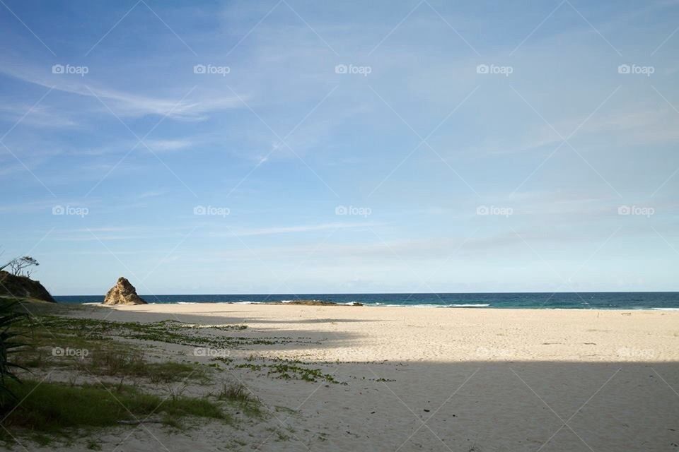 Afternoon Beach Horizon 