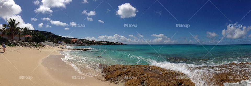 St Maarten beach