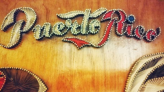 Hand crafted Art work: Puerto Rico