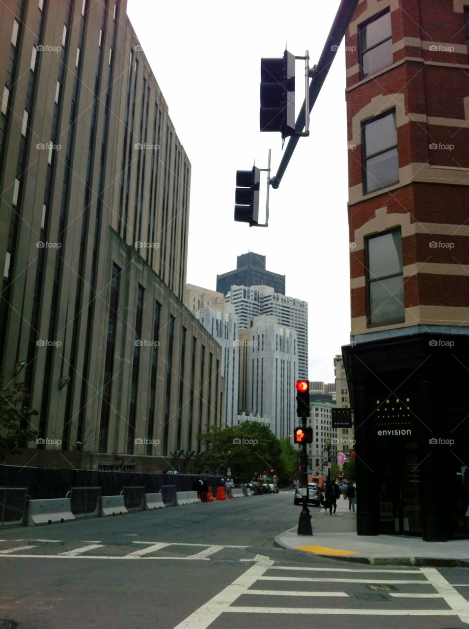Boston Corner . Intersection in Boston, Massachusetts.