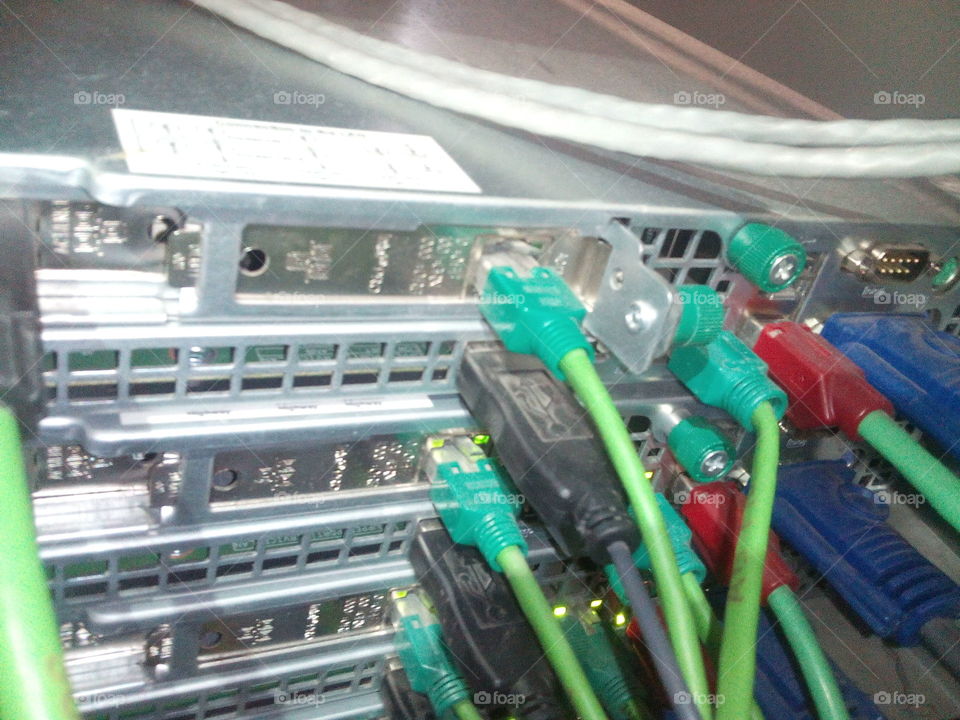 Server connection , lan cable