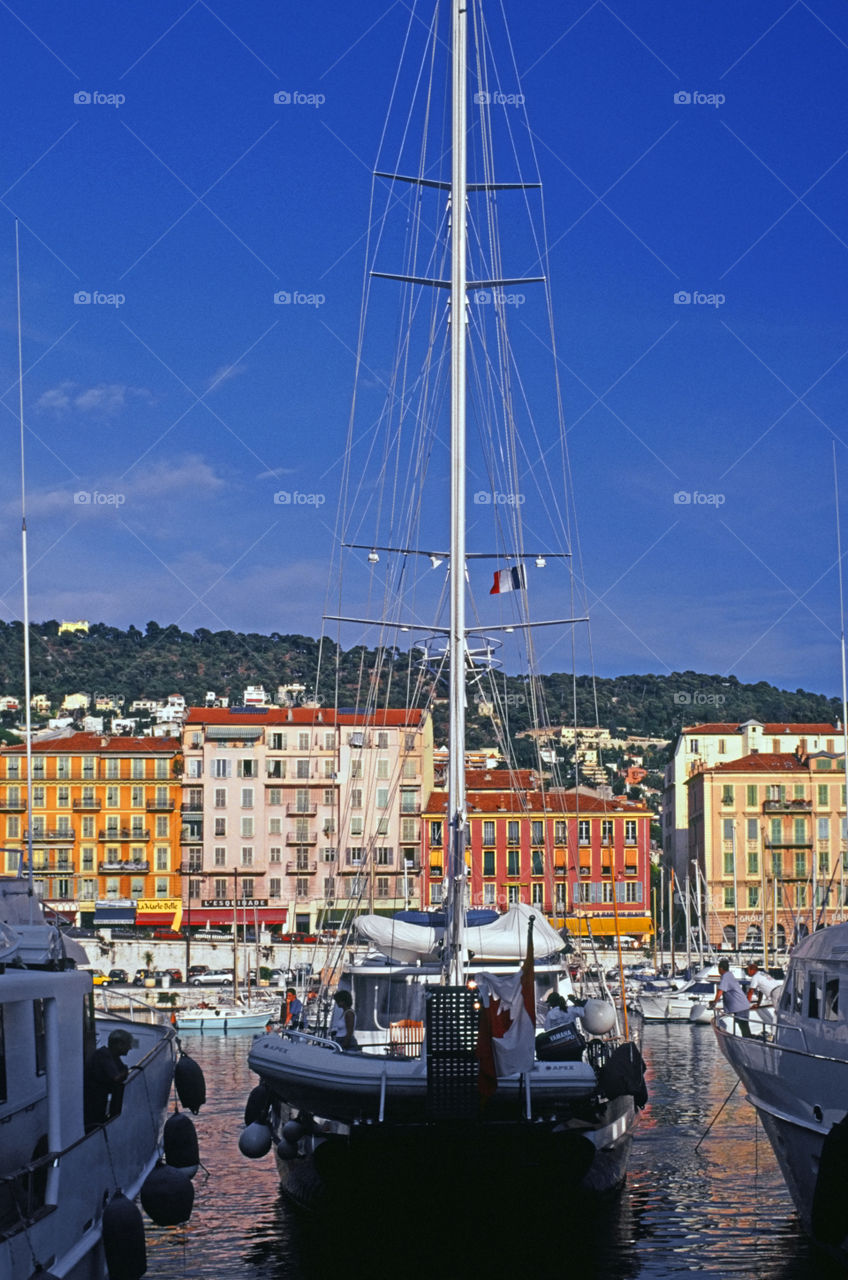 Harbour. Nice south of France