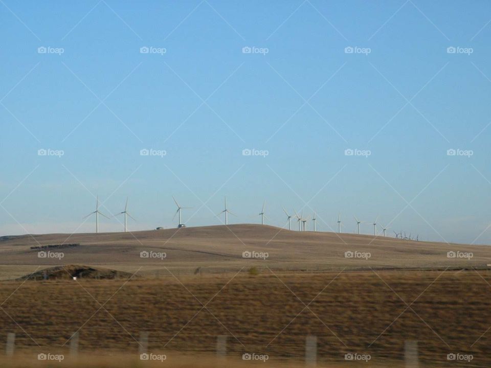 Alberta Canada_windmills_001. Windmills in Alberta Canada