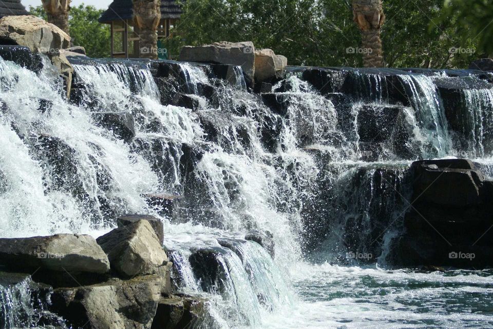 waterfall at the park