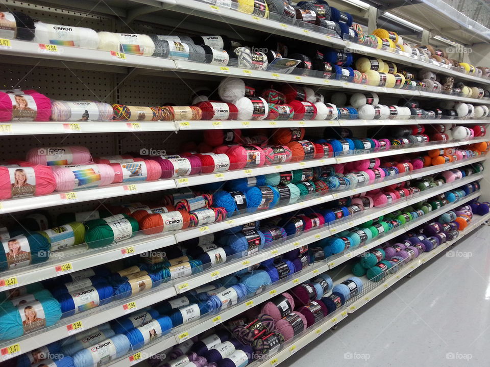 Yarn of many colors