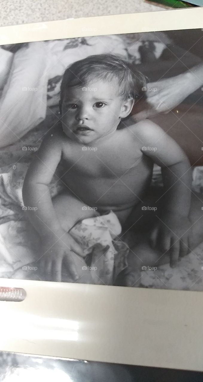 baby me black and white