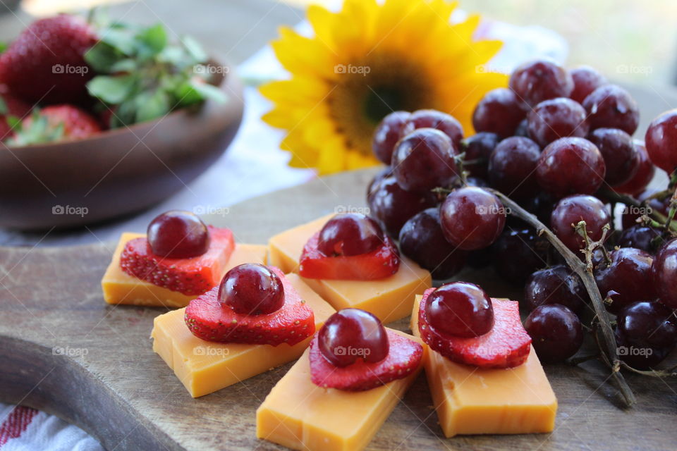 Close-up of breakfast