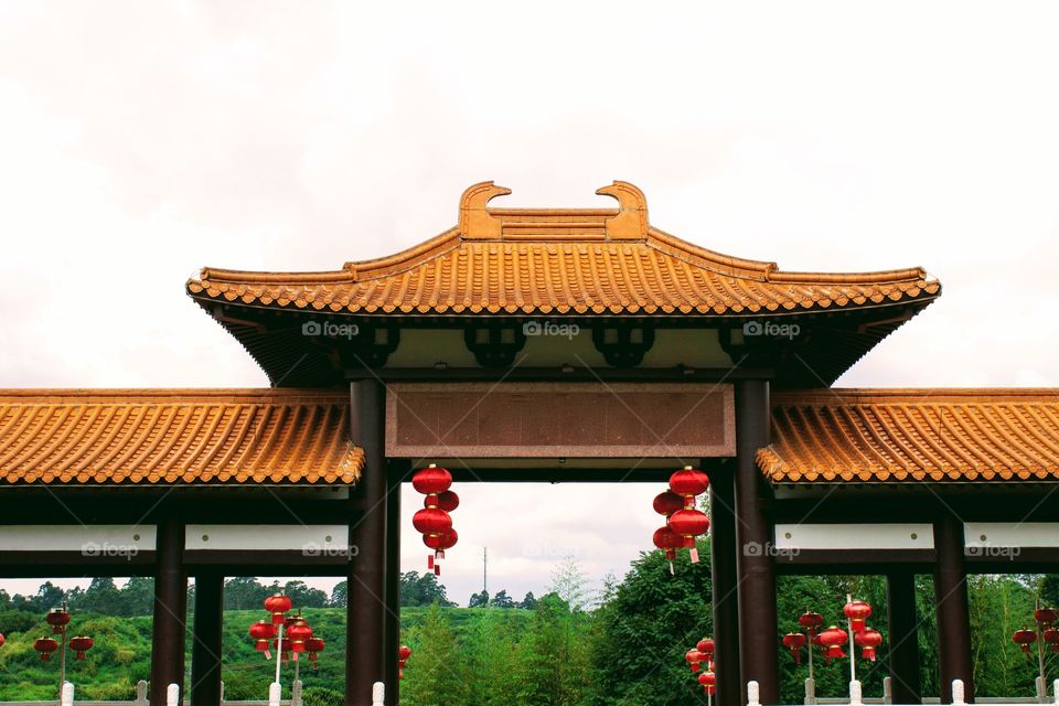 Buddhist temple portal