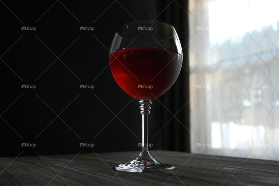 Glass of wine 