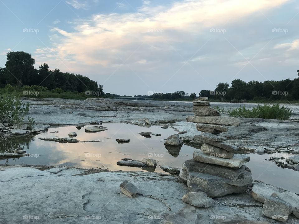 Balance on the river