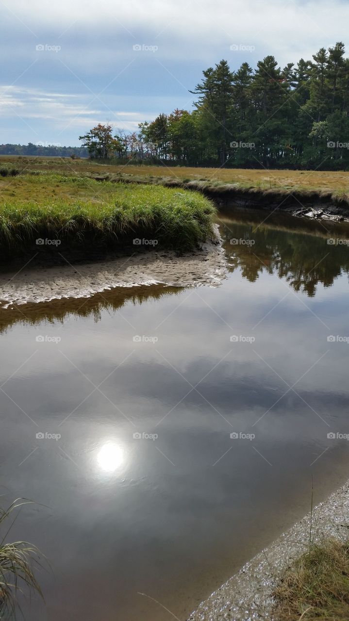 Sun Reflected in Water