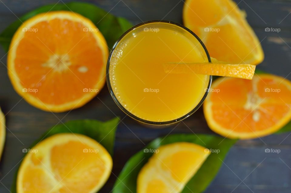 fresh orange juice