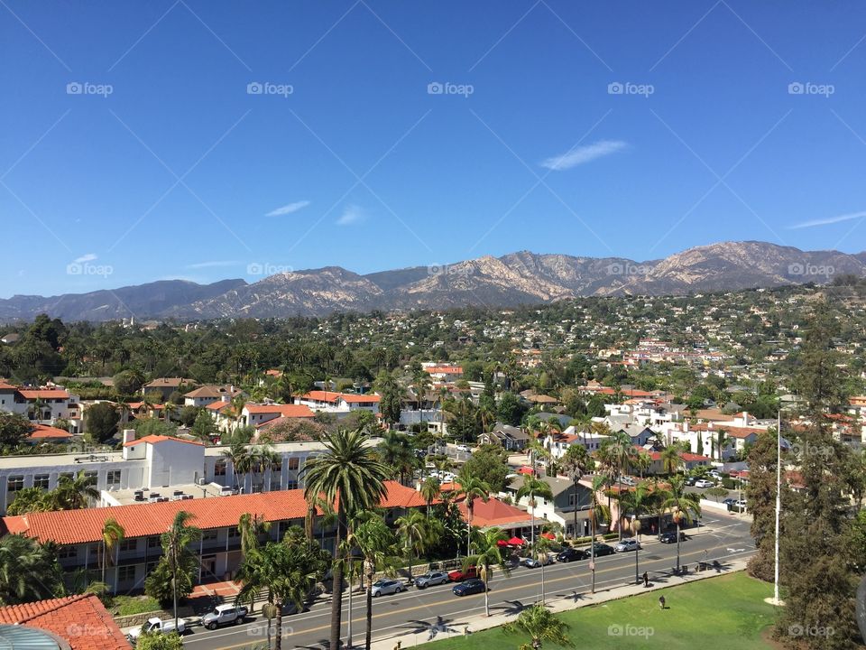 Overlooking Santa Barbara September, 2015