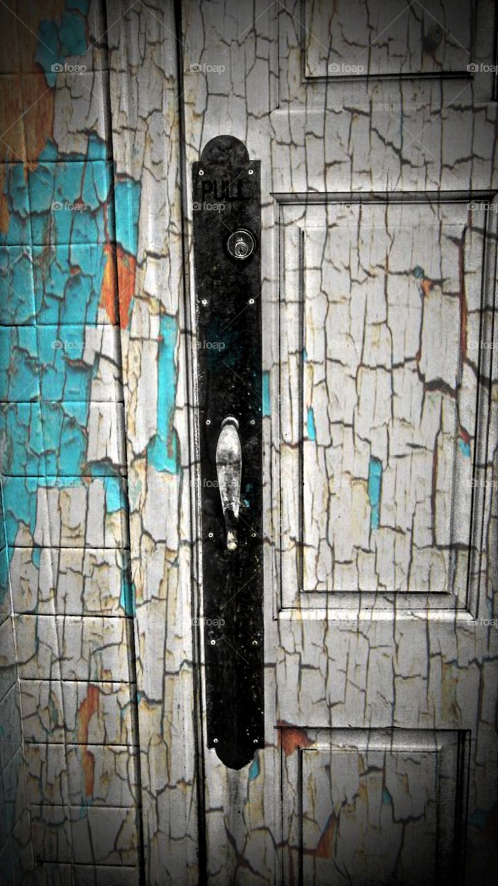 old vintage door