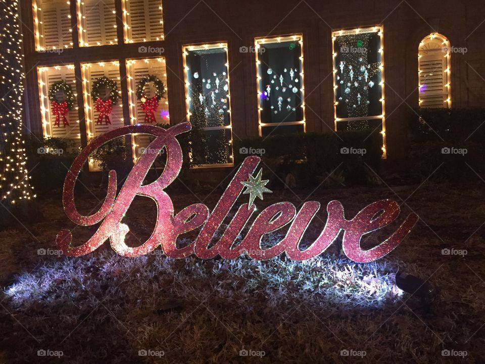 Best of Christmas. Theme. Believe . That an awesome message . 