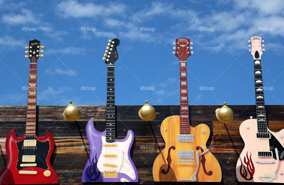 Four  guitars