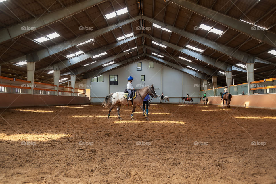 Horse riding lessons.