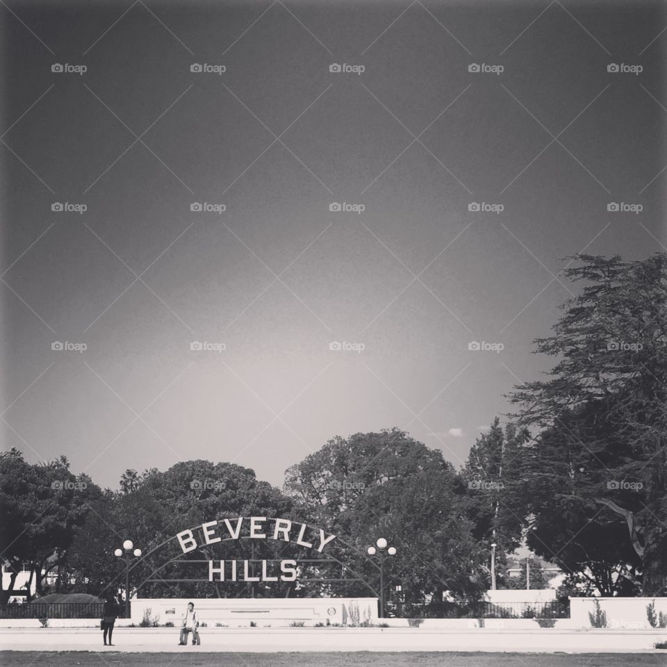 Beverly Hills . Sign 