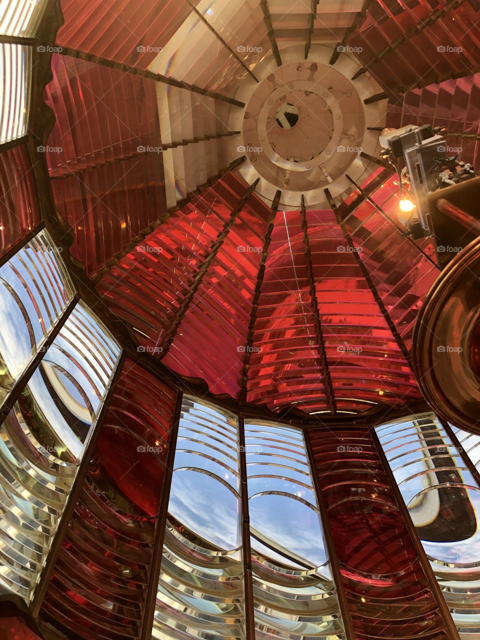Inside the Lighthouse Light