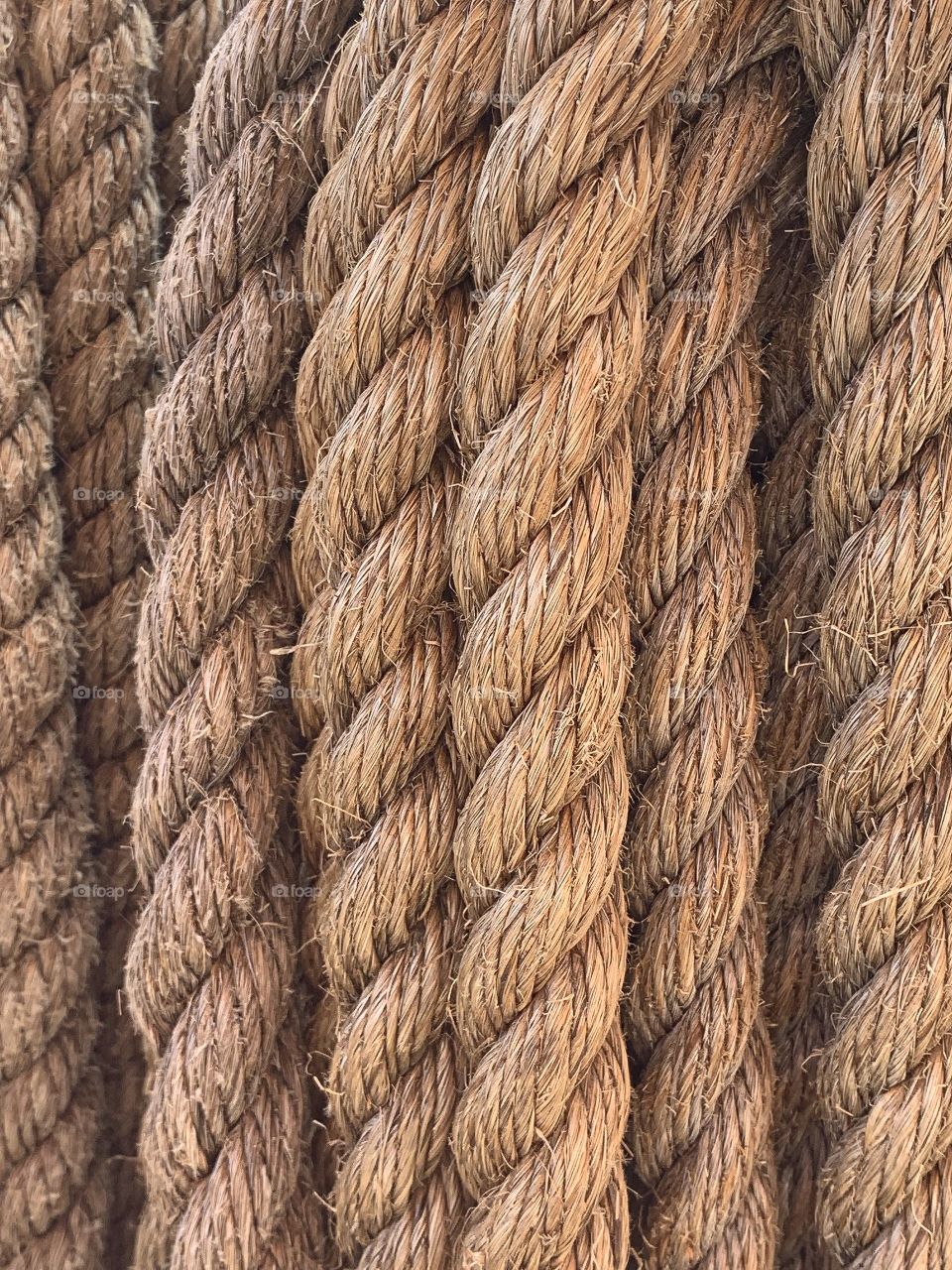 Rope or Repunzel? The textures in this piece are beautiful and can only be found in braided rope