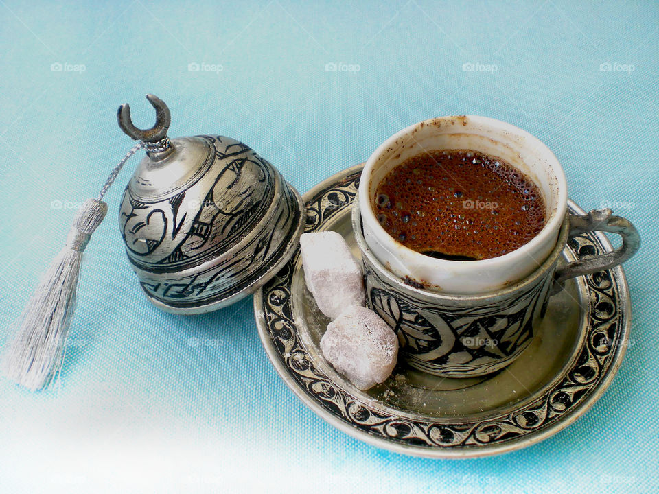 Turkish coffee and Turkish delight