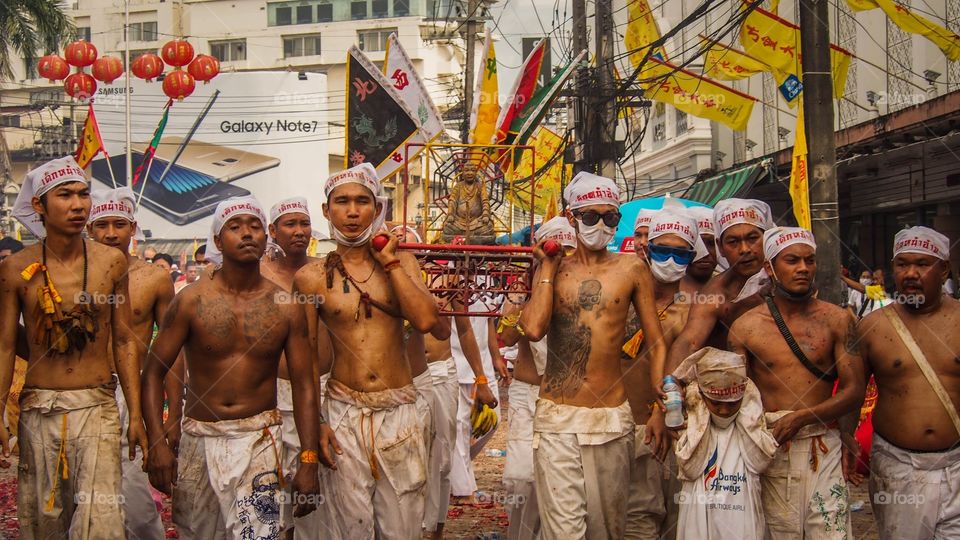 Vegetarian festival in Phuket 