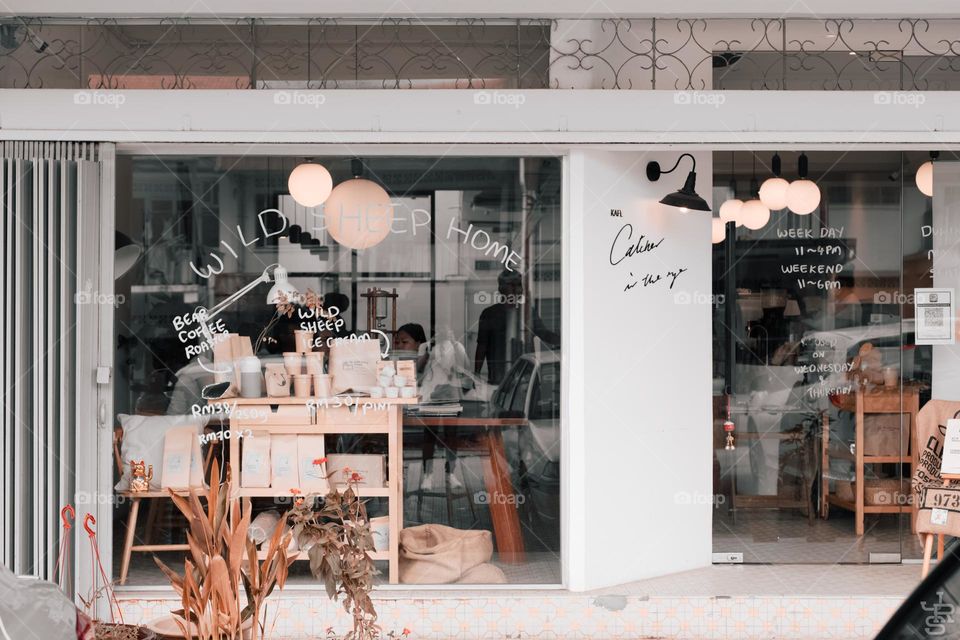 Wild Sheep Cafe entance