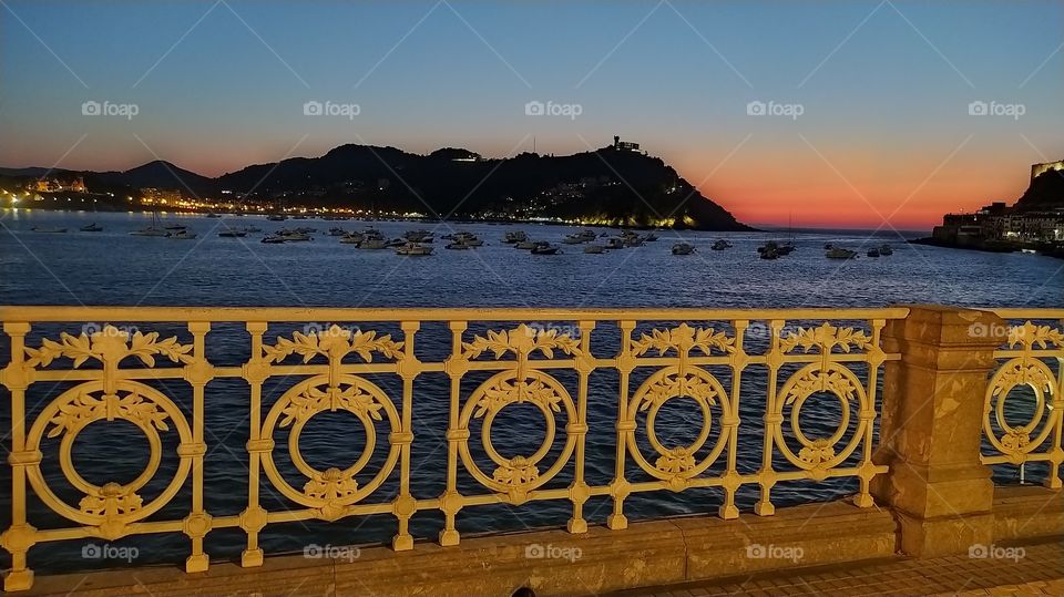 La Concha y su barandilla