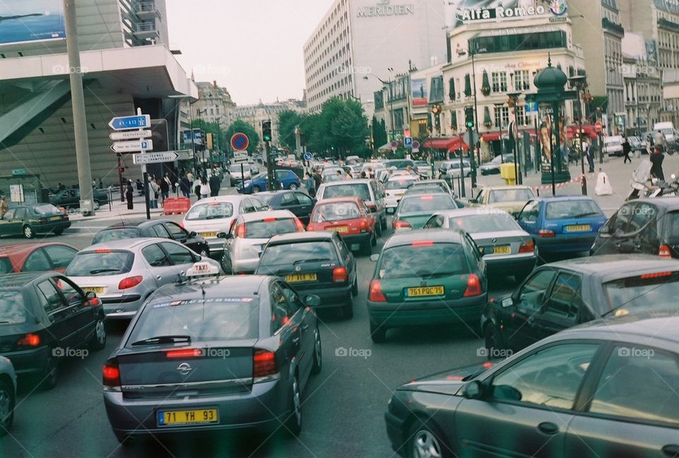 PARIS TRAFFIC JAM