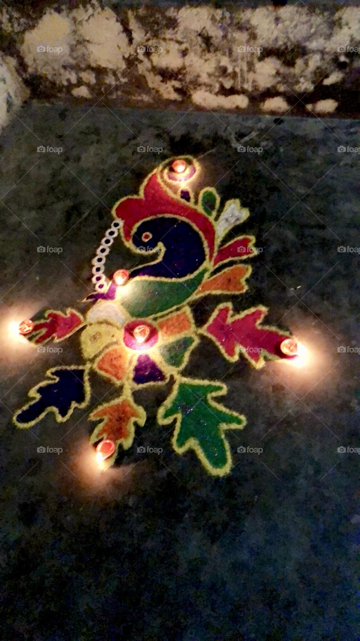 Art Of Diwali, Rangoli Art Designs