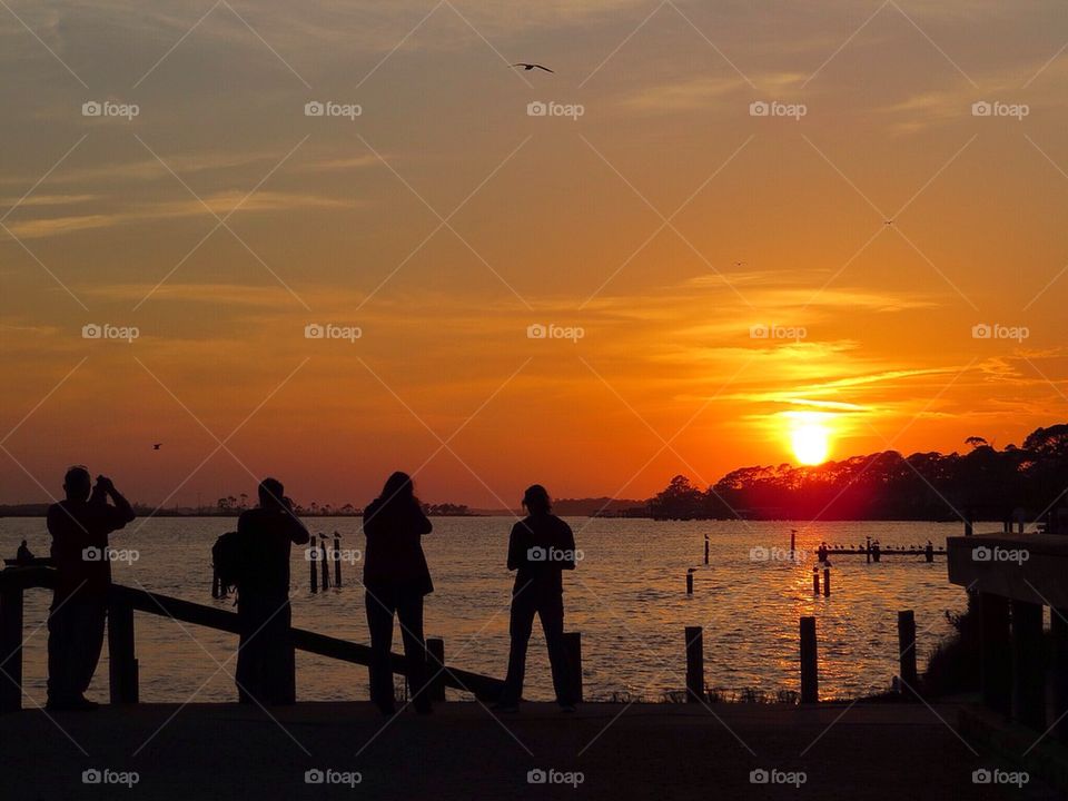 Sunset watchers