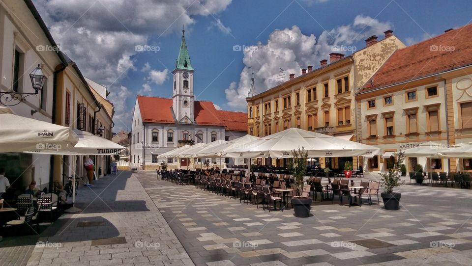 Old town centre, Varazdin, Croatia