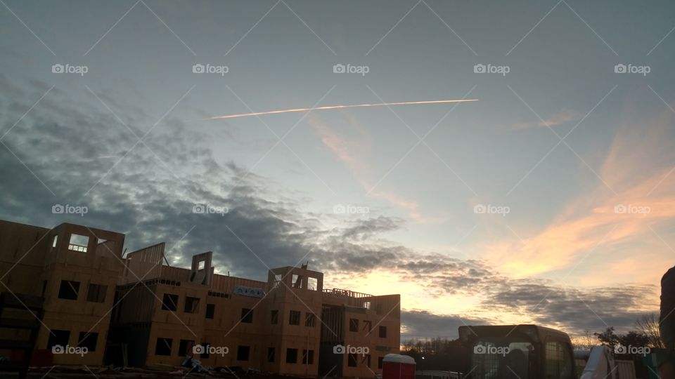 No Person, Storm, Sunset, Travel, Architecture