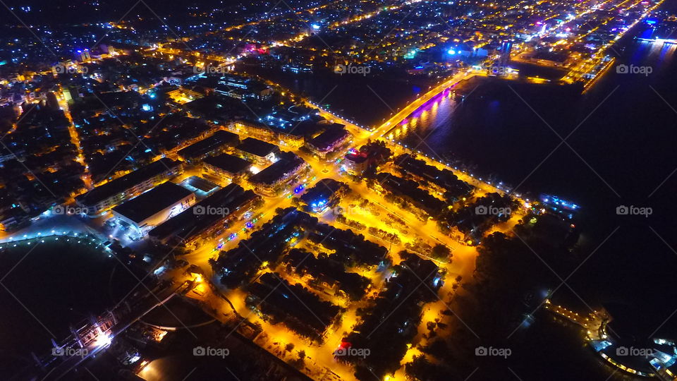 City, Light, No Person, Evening, Travel