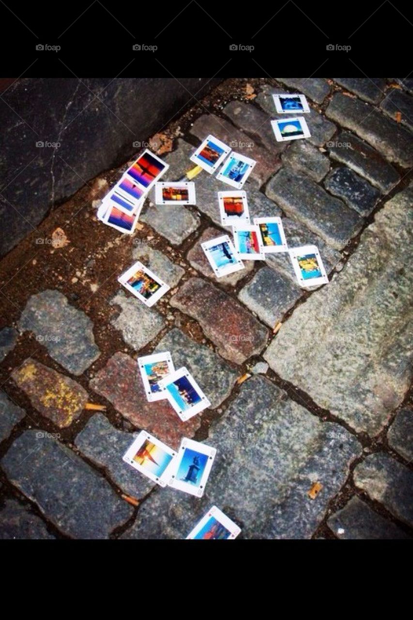 street game cards cobblestones by caritakoro