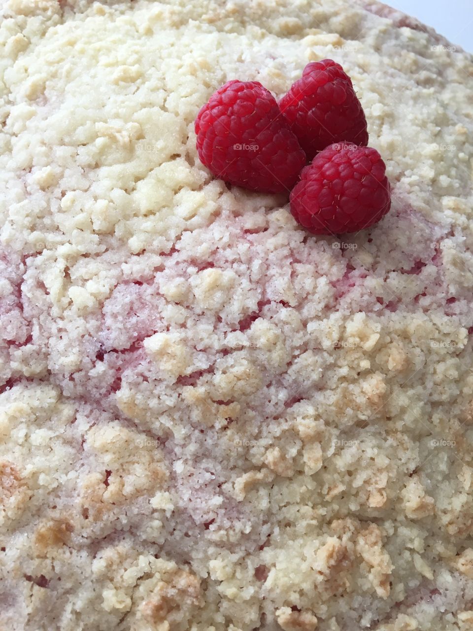 Raspberry Cream Cheese Coffee Cake 