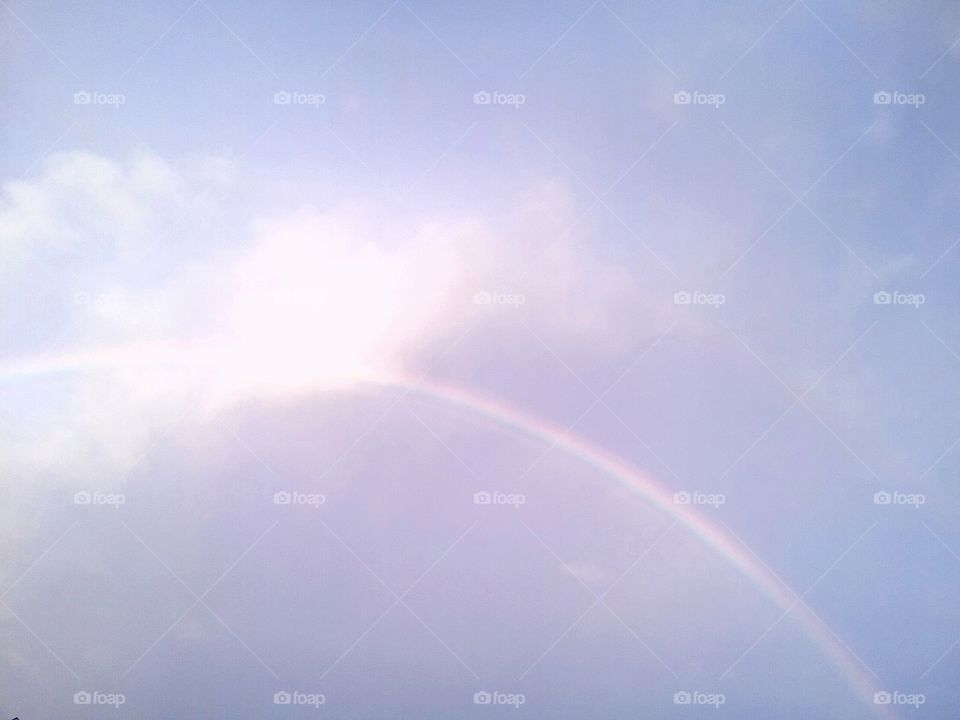 Rainbow Arch over my house