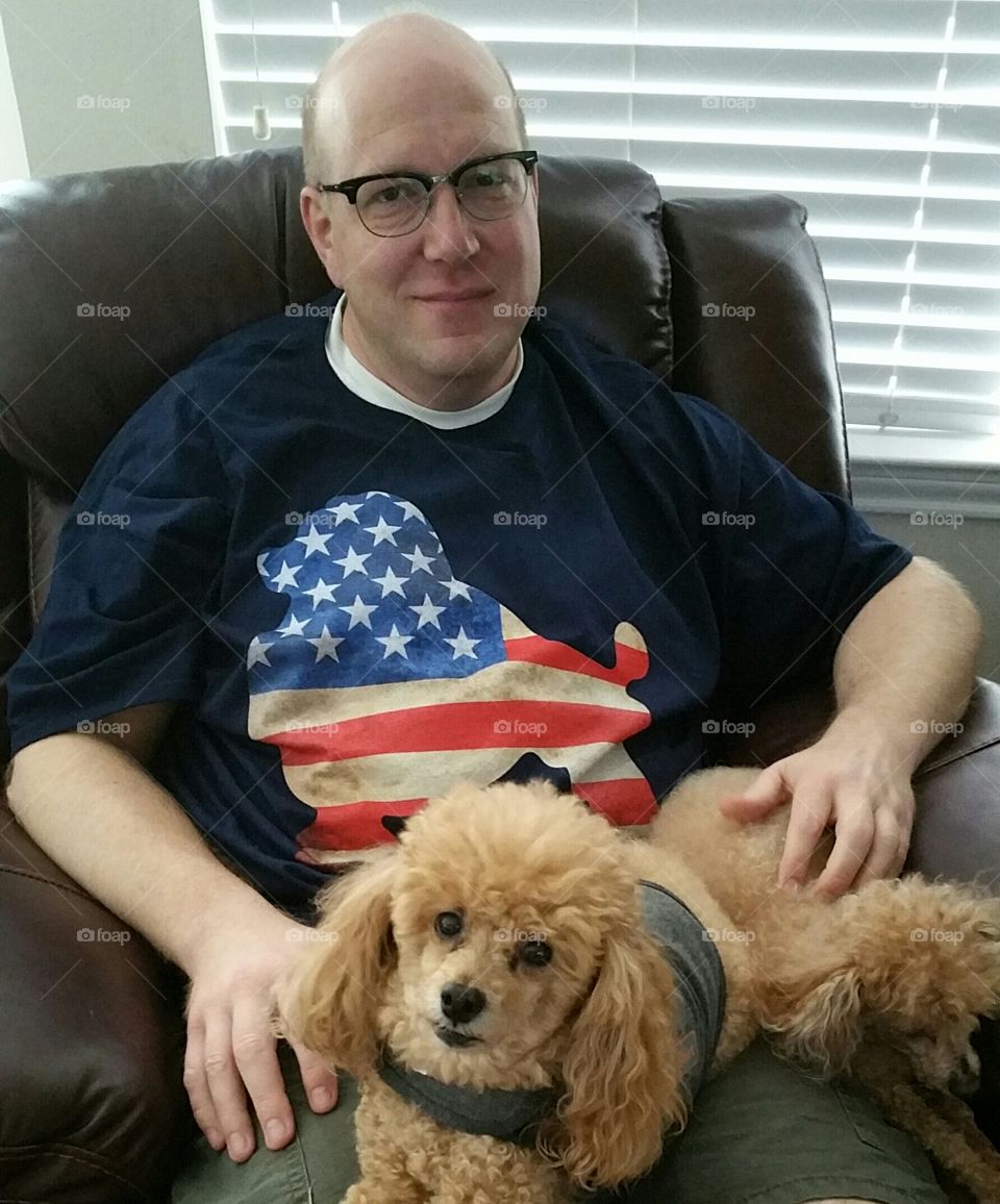 Happy Poodle 4th of July