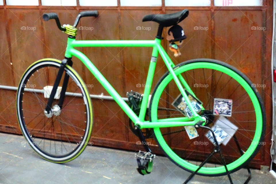 Green bike - bikeride