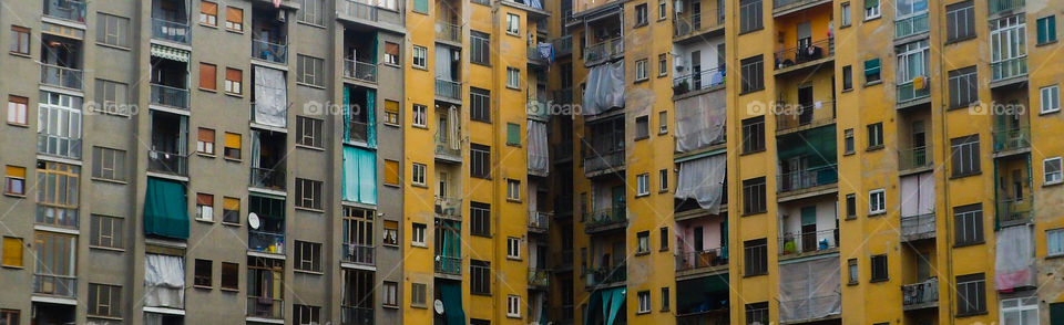 Building in Turin in Italy