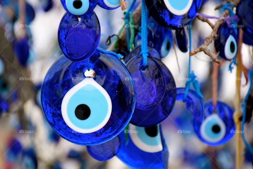 Evil eye tree, cappadocia, turkey