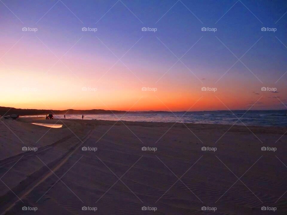 Sunset at Fraser Island