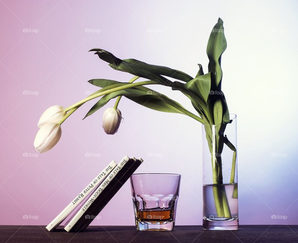 Tulips vase