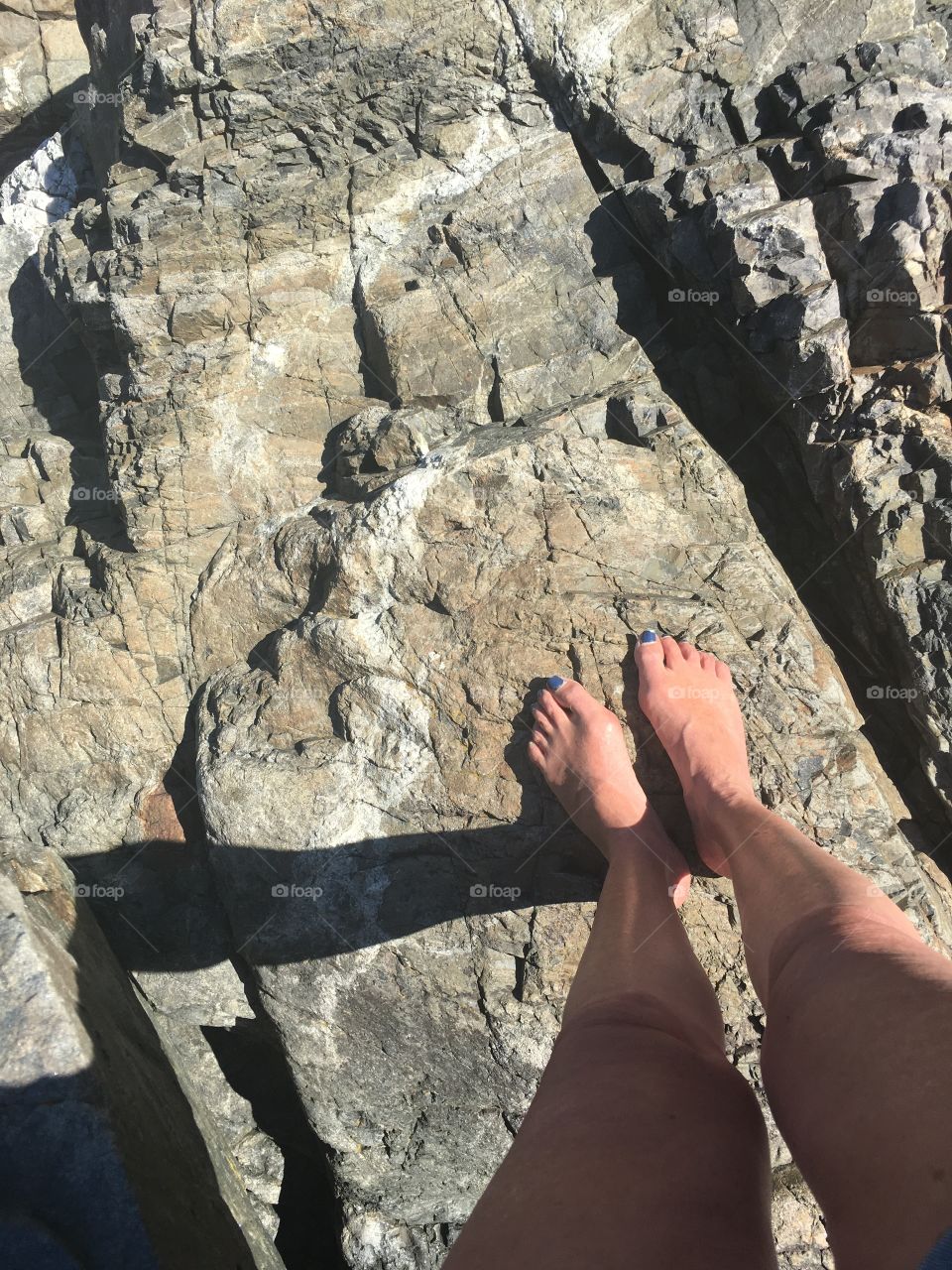 Barefoot in Bar Harbor Me