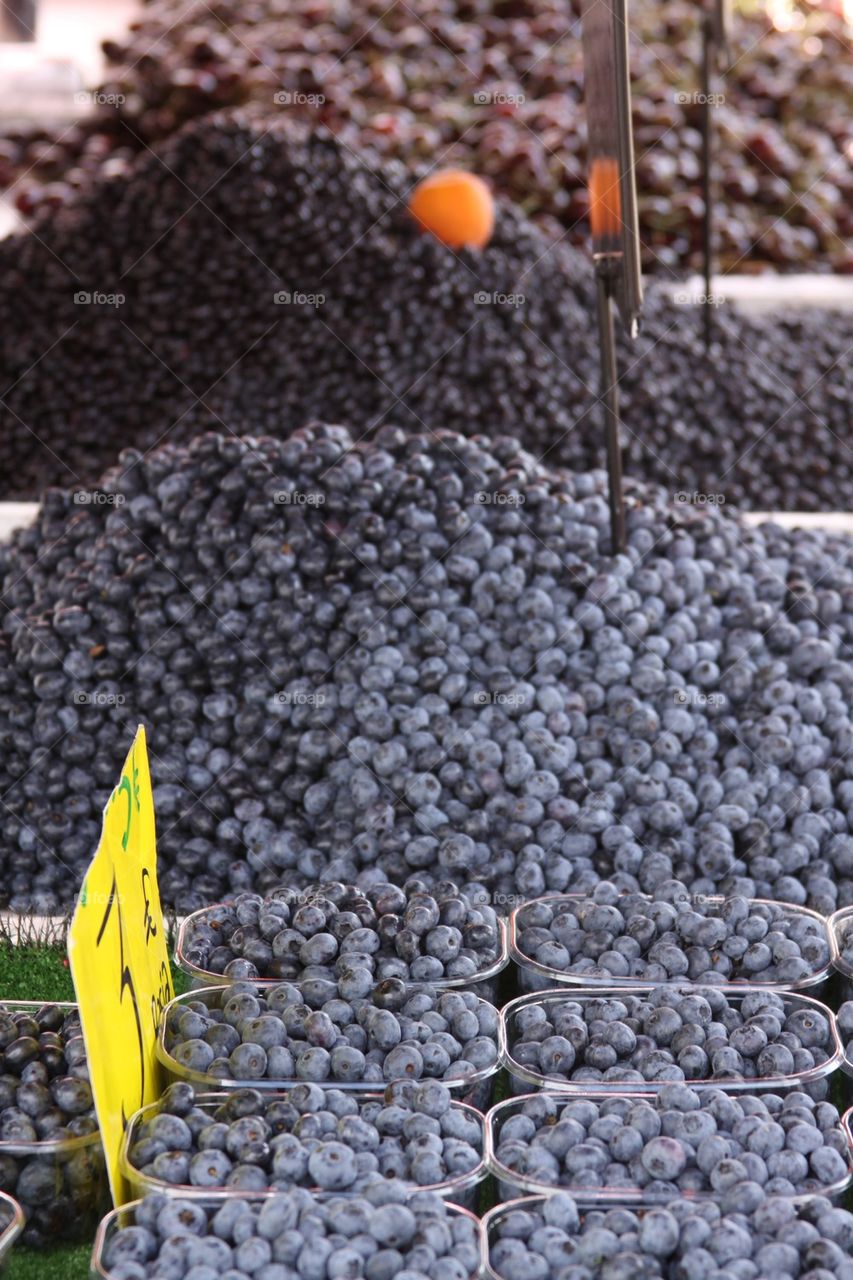 Piles of Summer Berries