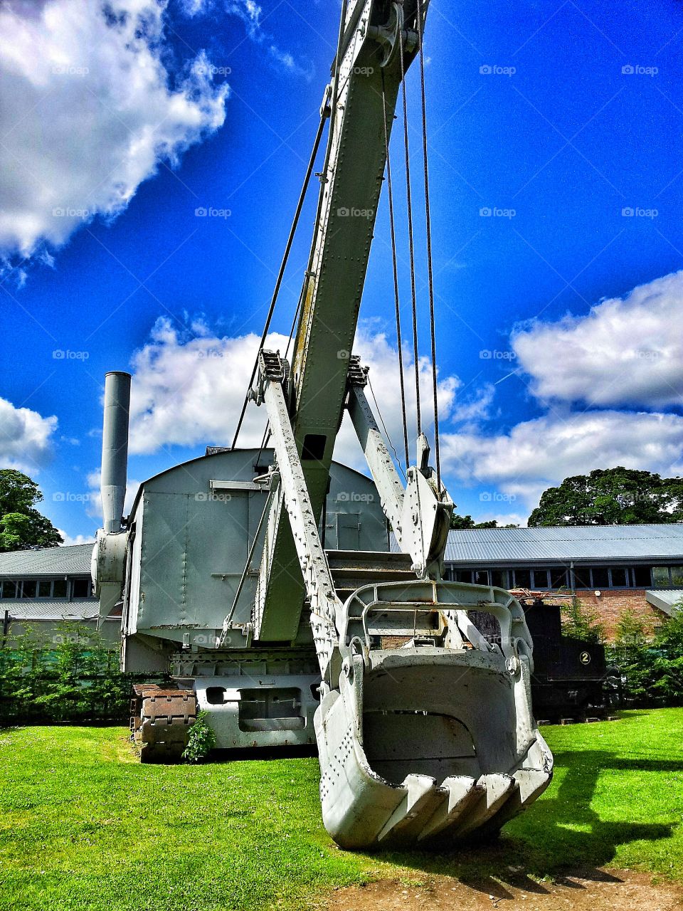 old jaws. old crane construction 